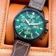 New Replica IWC Big Pilots Chronogaph Watch SS Green Dial (2)_th.jpg